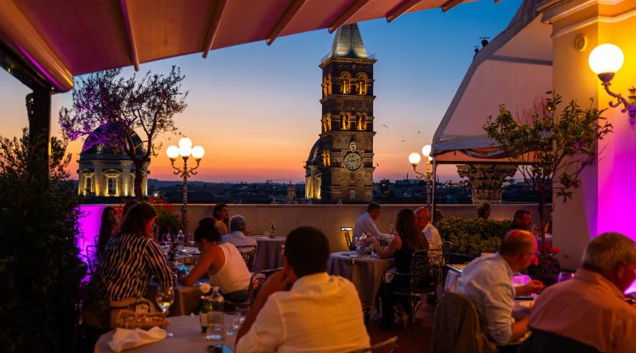 La Terrazza Dei Papi: уникальный опыт в центре Рима отель Mecenate Palace La Terrazza Dei Papi: уникальный опыт в центре Рима отель Mecenate Palace